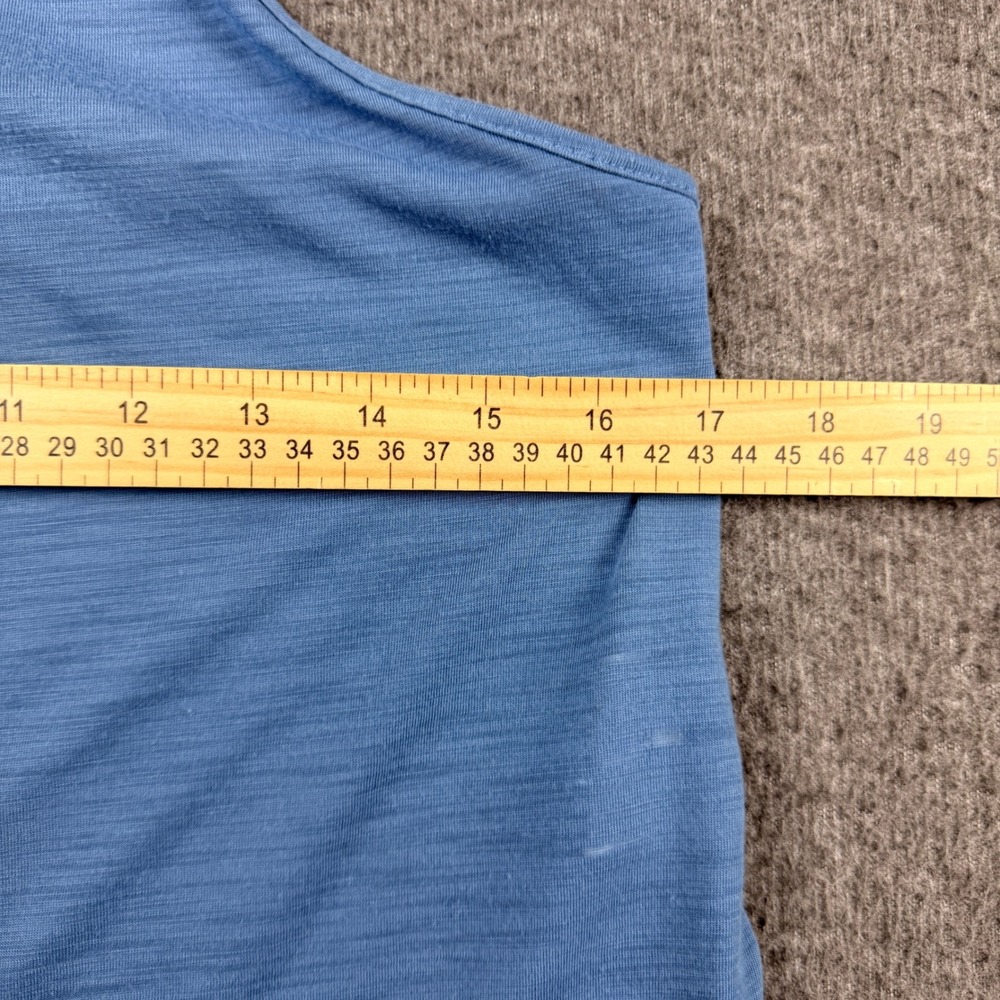 Under Armour HeatGear Tank Top Men's S Small Blue Loose Fit Racerback Sleeveless - Picture 6 of 7